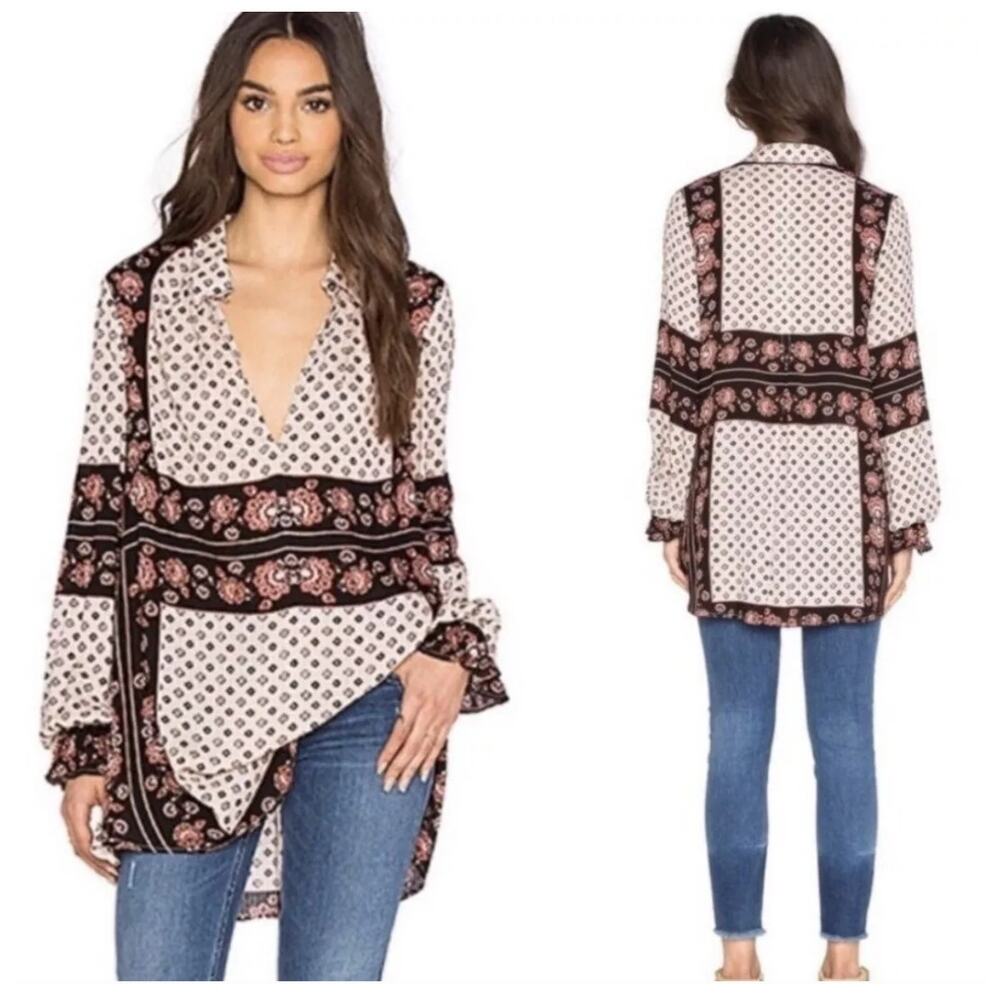 Free People Changing Times Tunic Top